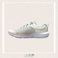 Under Armour Girls' Grade School Assert 10 Running Shoes - Stone/Nimbus Blue (S3), CoCo & KaBri Children's Boutique