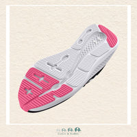 Under Armour Girls' Grade School Charged Pursuit 3 Running Shoes Black/Pink (M - Top - 89), CoCo & KaBri Children's Boutique