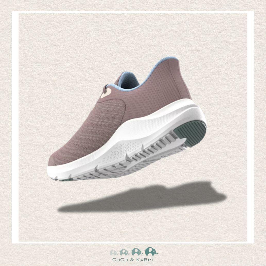 Under Armour Girls' Grade School Pursuit 4 Big Logo Running Shoes - Tourmaline Pink/Nimbus Blue - Stone, CoCo & KaBri Children's Boutique