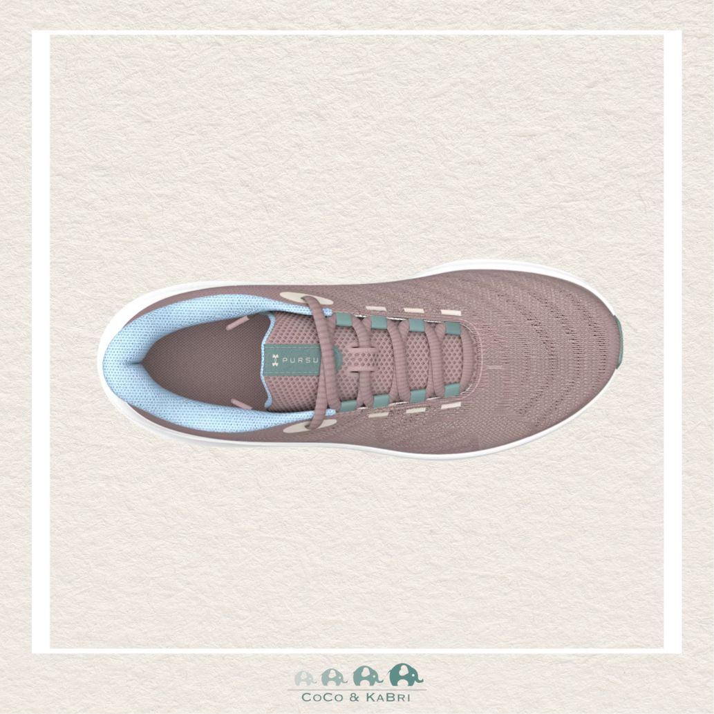 Under Armour Girls' Grade School Pursuit 4 Big Logo Running Shoes - Tourmaline Pink/Nimbus Blue - Stone, CoCo & KaBri Children's Boutique