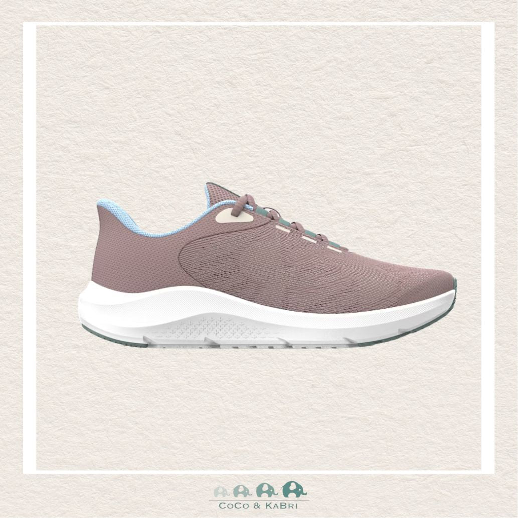Under Armour Girls' Grade School Pursuit 4 Big Logo Running Shoes - Tourmaline Pink/Nimbus Blue - Stone, CoCo & KaBri Children's Boutique
