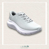Under Armour Girls' Grade School Rogue 5 Running Shoes - Halo Gray/Metallic Silver (N2), CoCo & KaBri Children's Boutique