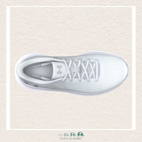 Under Armour Girls' Grade School Rogue 5 Running Shoes - Halo Gray/Metallic Silver (N2), CoCo & KaBri Children's Boutique