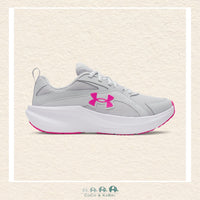 Under Armour: Girls' Grade School Running Shoes Assert 11 WIDE - Halo Gray (Q), CoCo & KaBri Children's Boutique