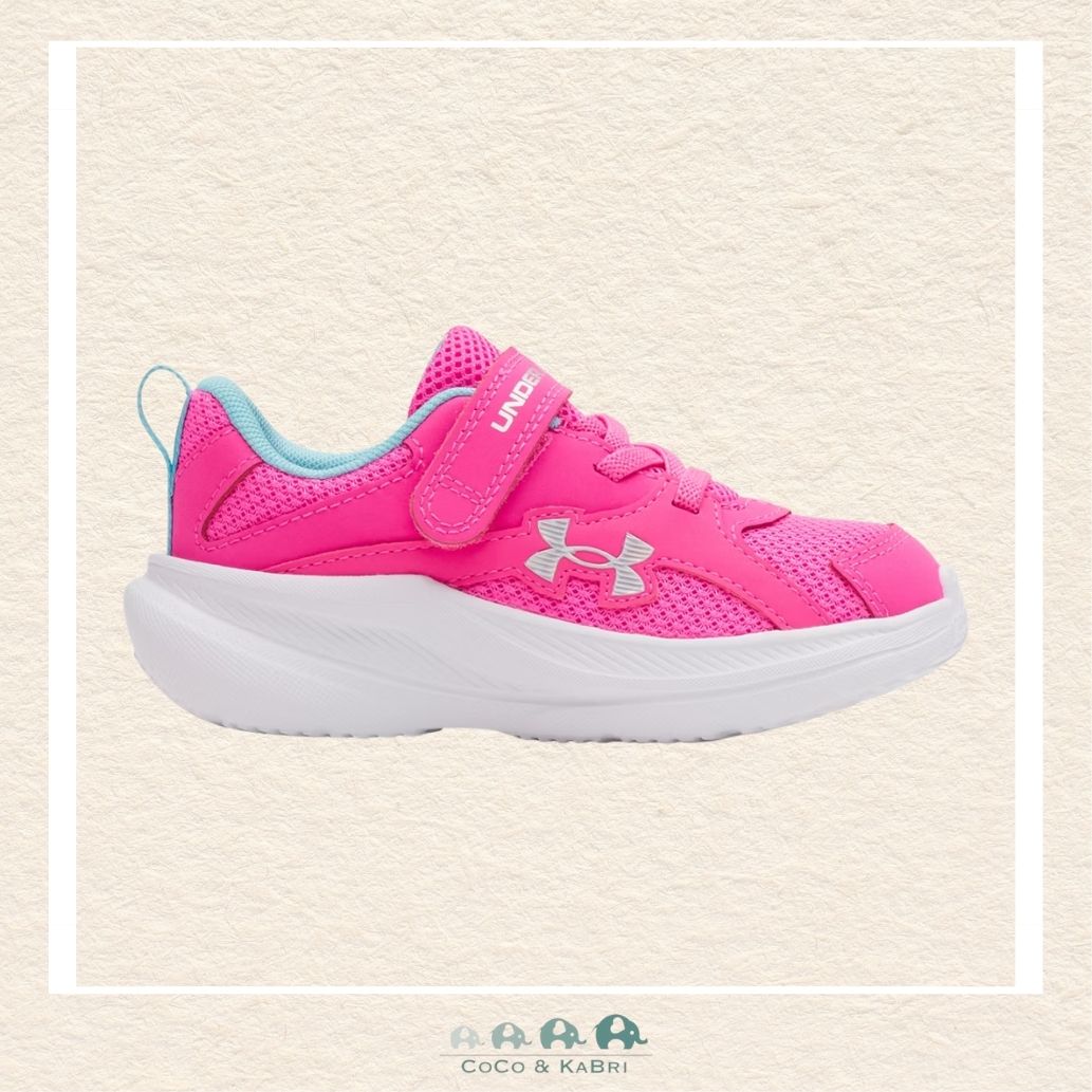Under Armour: Girls' Infant Running Shoes Assert 11 AC Pink Rave (U2), CoCo & KaBri Children's Boutique