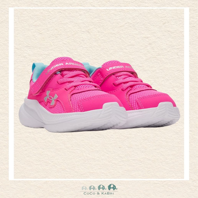 Under Armour: Girls' Infant Running Shoes Assert 11 AC Pink Rave (U2), CoCo & KaBri Children's Boutique
