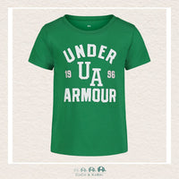 Under Armour: Girls Kids Tech Collegiate Tee - Kelly Green, CoCo & KaBri Children's Boutique