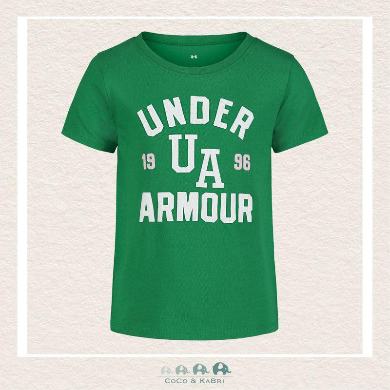 Under Armour: Girls Kids Tech Collegiate Tee - Kelly Green, CoCo & KaBri Children's Boutique