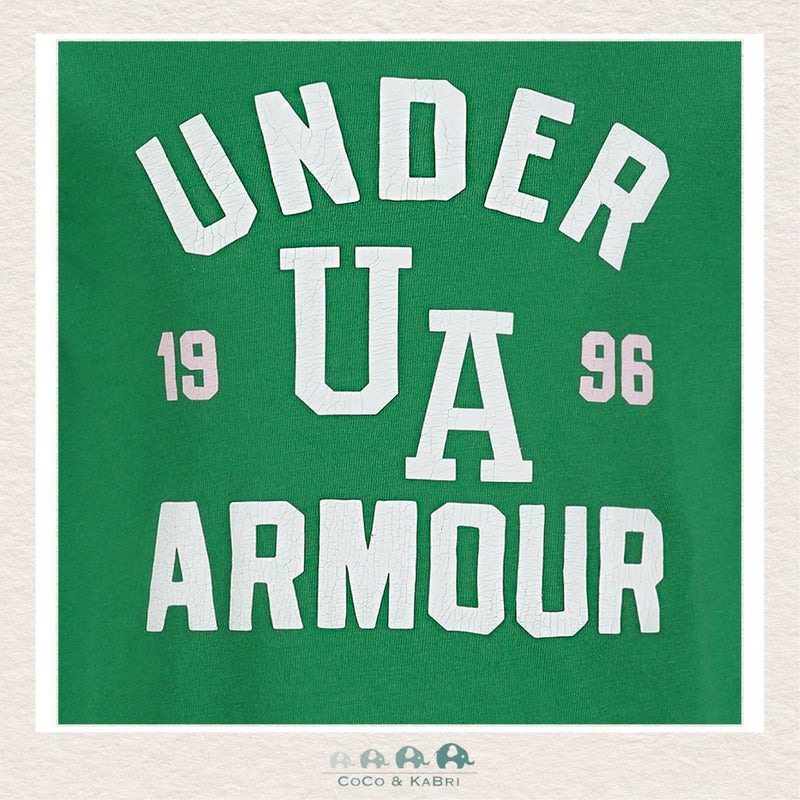 Under Armour: Girls Kids Tech Collegiate Tee - Kelly Green, CoCo & KaBri Children's Boutique