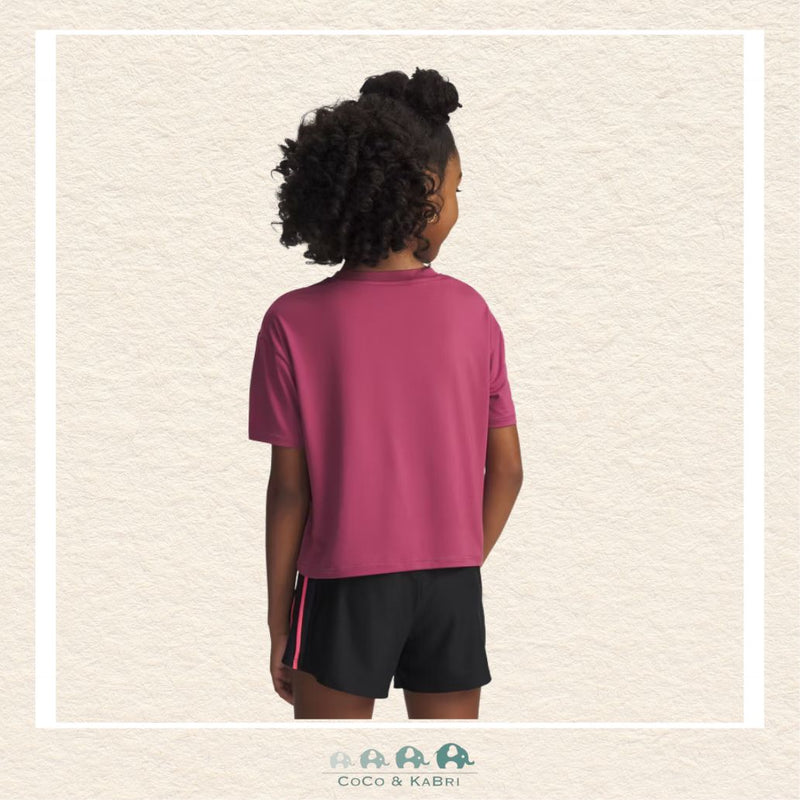 Under Armour Girls' Motion Short Sleeve - Fuchsia Tee, CoCo & KaBri Children's Boutique