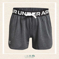 Under Armour: Girls' Play Up Shorts - Heather Gray, CoCo & KaBri Children's Boutique