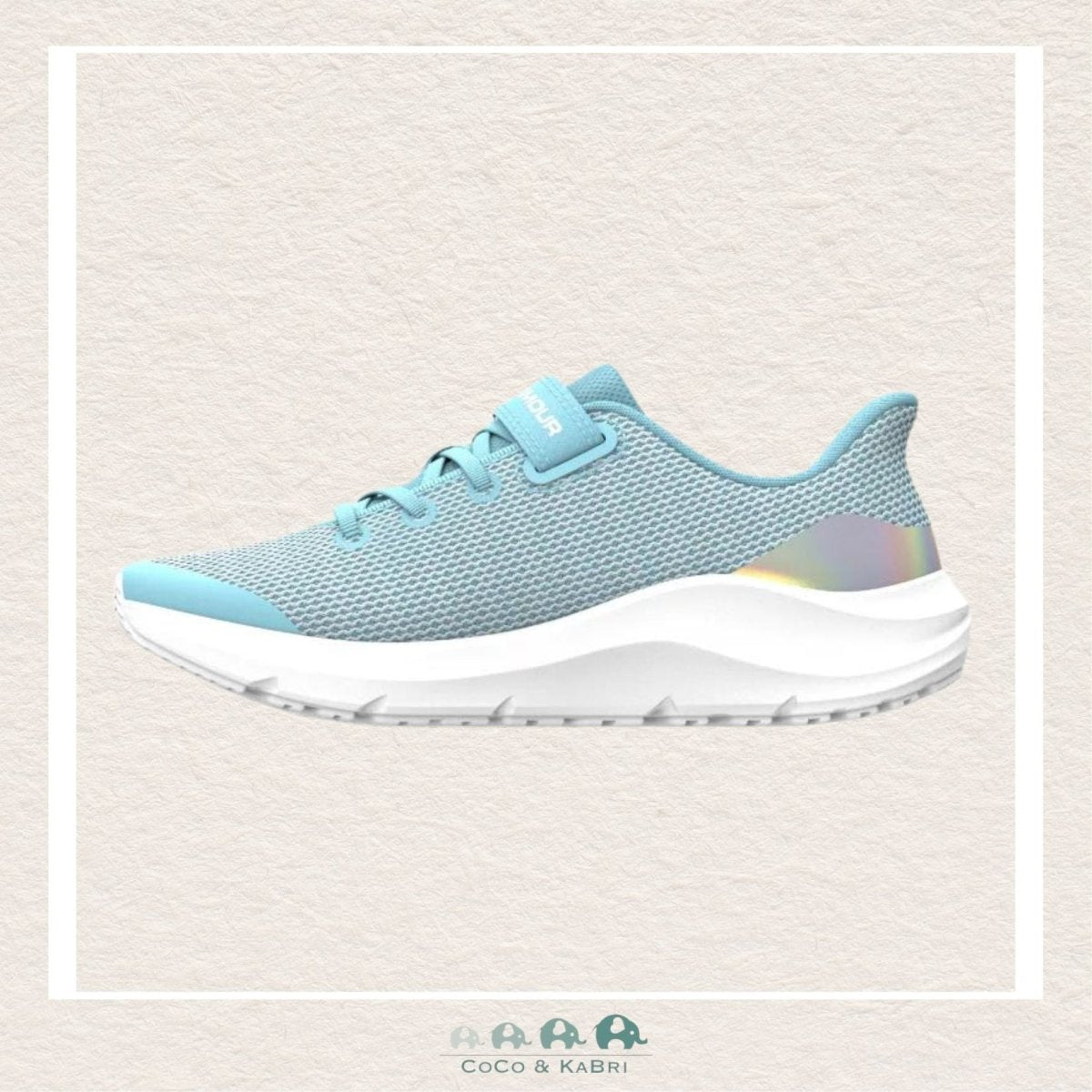 Under Armour Girl's Pre - School Pursuit 4 AC Running Shoes - Iridescent (T2 - 3), CoCo & KaBri Children's Boutique