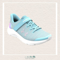 Under Armour Girl's Pre - School Pursuit 4 AC Running Shoes - Iridescent (T2 - 3), CoCo & KaBri Children's Boutique