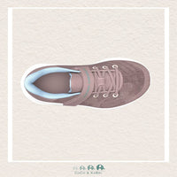 Under Armour Girls' Pre - School Pursuit 4 Big Logo AC Running Shoes - Tourmaline Pink/Nimbus Blue (M1), CoCo & KaBri Children's Boutique