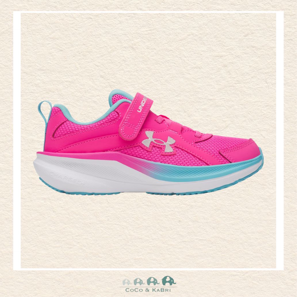 Under Armour: Girls' Pre - School Running Shoes Assert 11 AC - Pink Rave (U2), CoCo & KaBri Children's Boutique