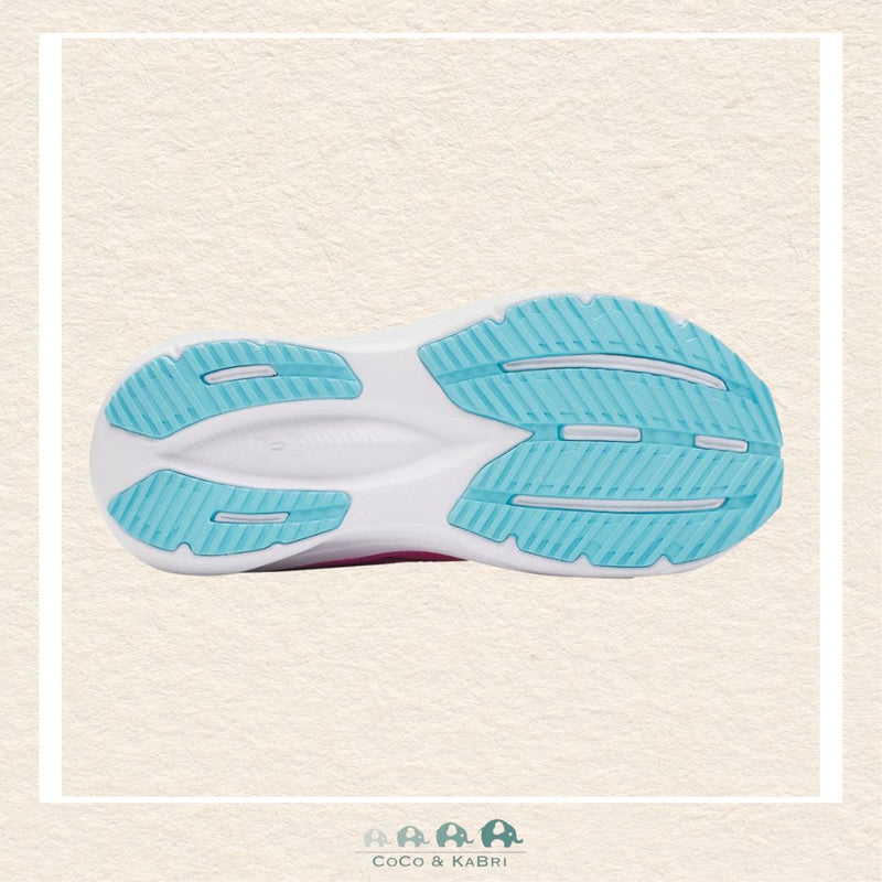 Bottom view of the Assert 11 AC pre-school shoe showing the durable solid rubber outsole with specialized grip pods for safety and traction on multiple surfaces | Canada