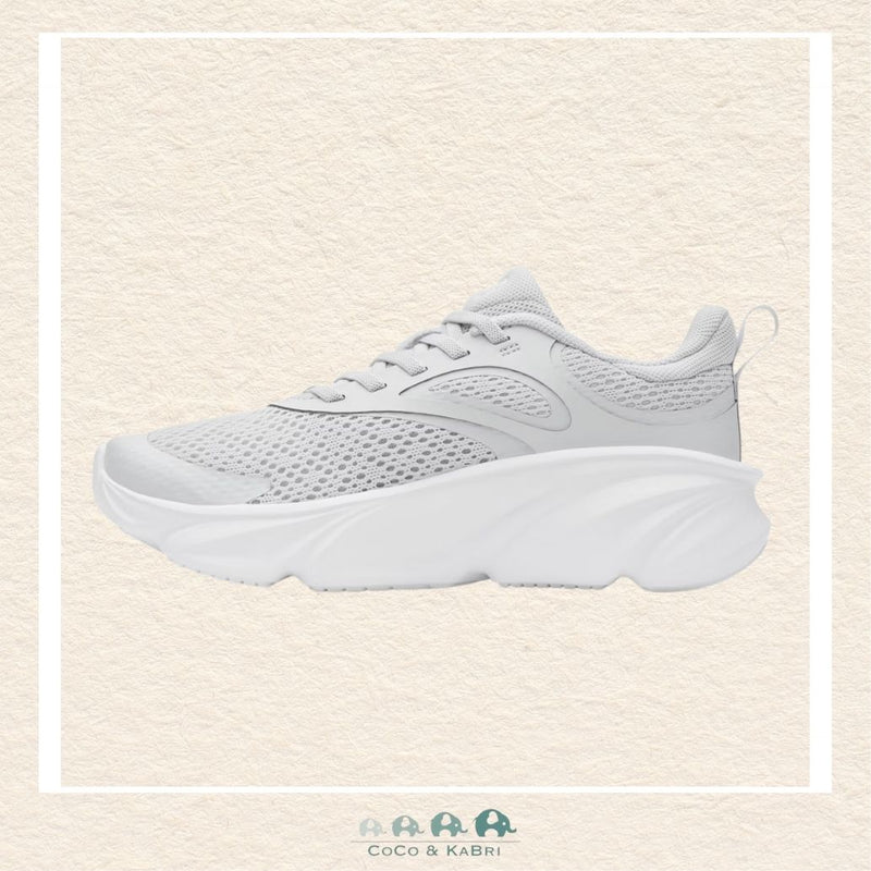 Side profile of the Halo Gray Rogue 6 trainers highlighting the plush cushioned midsole designed for superior impact absorption and all-day comfort for active little ones | Canada
