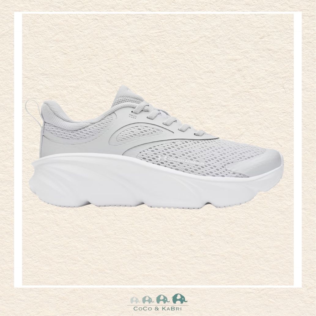 Under Armour: Girls' Pre - School Running Shoes Rogue 6 - Halo Gray (V), CoCo & KaBri Children's Boutique