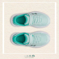 Under Armour: Girls' Pre - School Shoes Surge 4 AC Running Refresh Mint Green/Silver, CoCo & KaBri Children's Boutique
