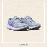 Under Armour Girls' Pre - School Surge 3 AC Running Shoes - Blue (Y1 - 34), CoCo & KaBri Children's Boutique