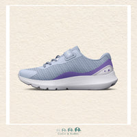 Under Armour Girls' Pre - School Surge 3 AC Running Shoes - Blue (Y1 - 34), CoCo & KaBri Children's Boutique