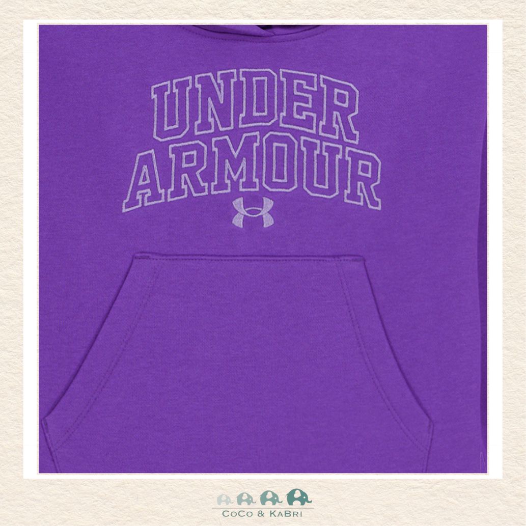 Under Armour: Girls' Rival Fleece Sweatsuit - Lavish Purple, CoCo & KaBri Children's Boutique, Brooks Alberta Canada