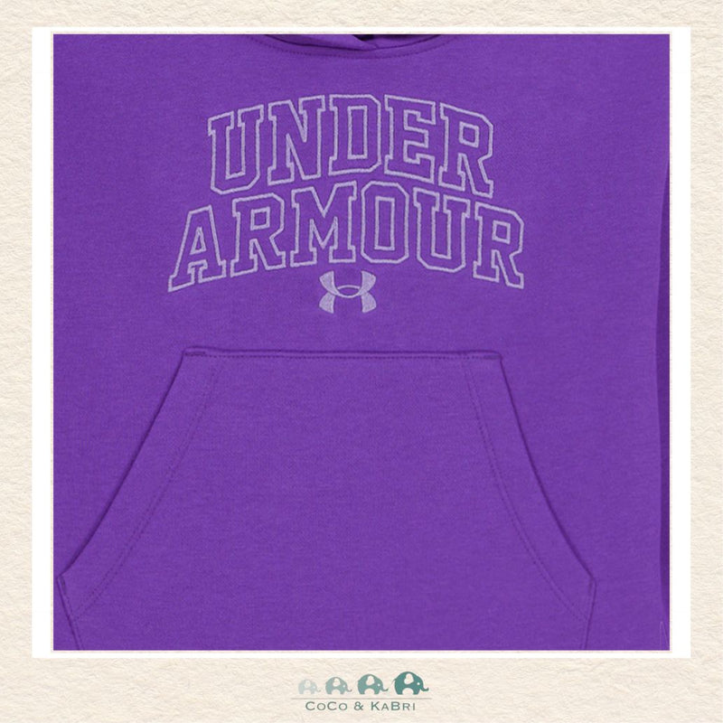 Under Armour: Girls' Rival Fleece Sweatsuit - Lavish Purple, CoCo & KaBri Children's Boutique, Brooks Alberta Canada