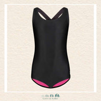 Under Armour: Girls Swimsuit One Piece - Black/Pink, CoCo & KaBri Children's Boutique