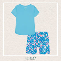 Under Armour: Girls Two Piece Shirt & Biker Shorts - Sky Blue, CoCo & KaBri Children's Boutique