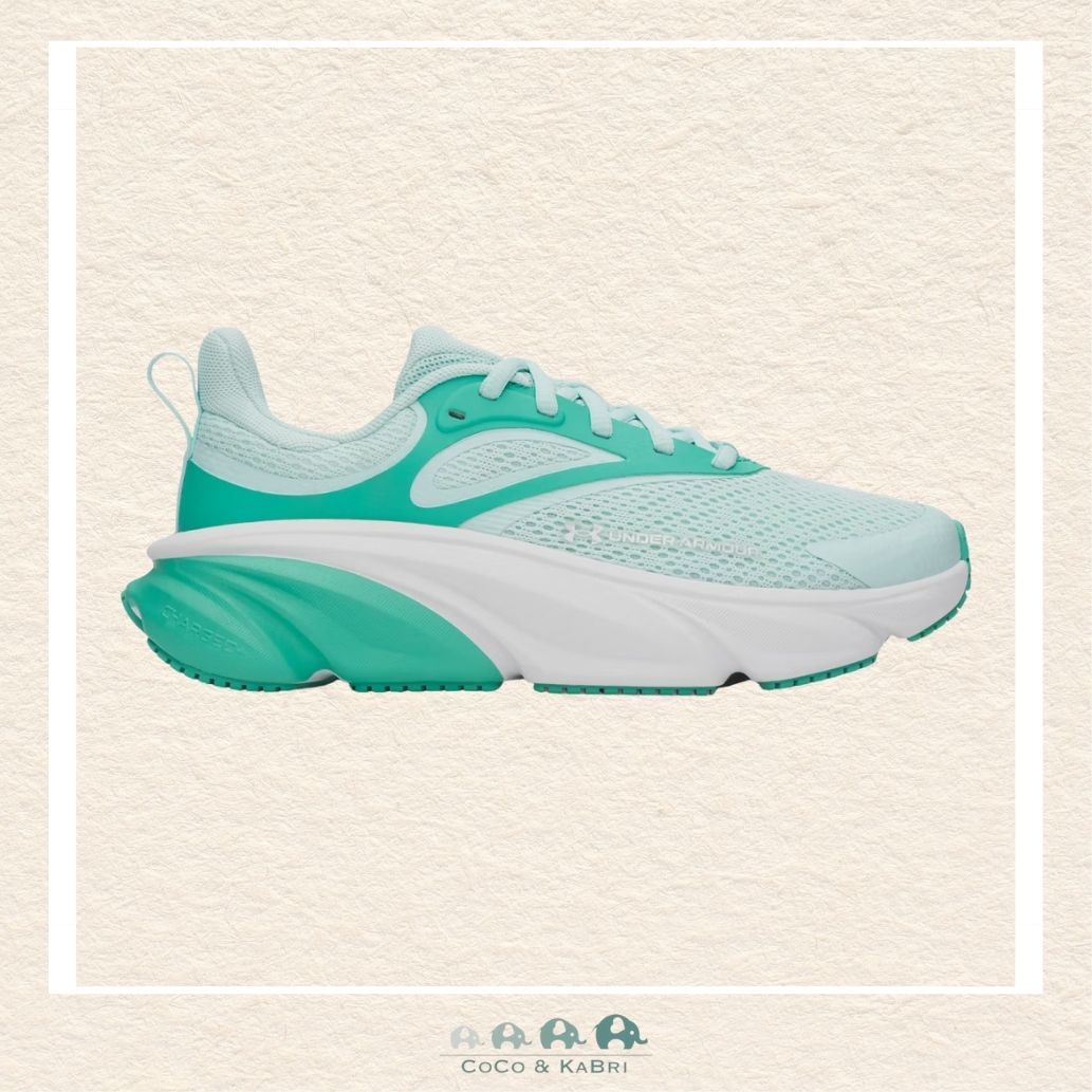 Under Armour: Girls' Youth Grade School Running Shoes Rogue Mint (M1), CoCo & KaBri Children's Boutique