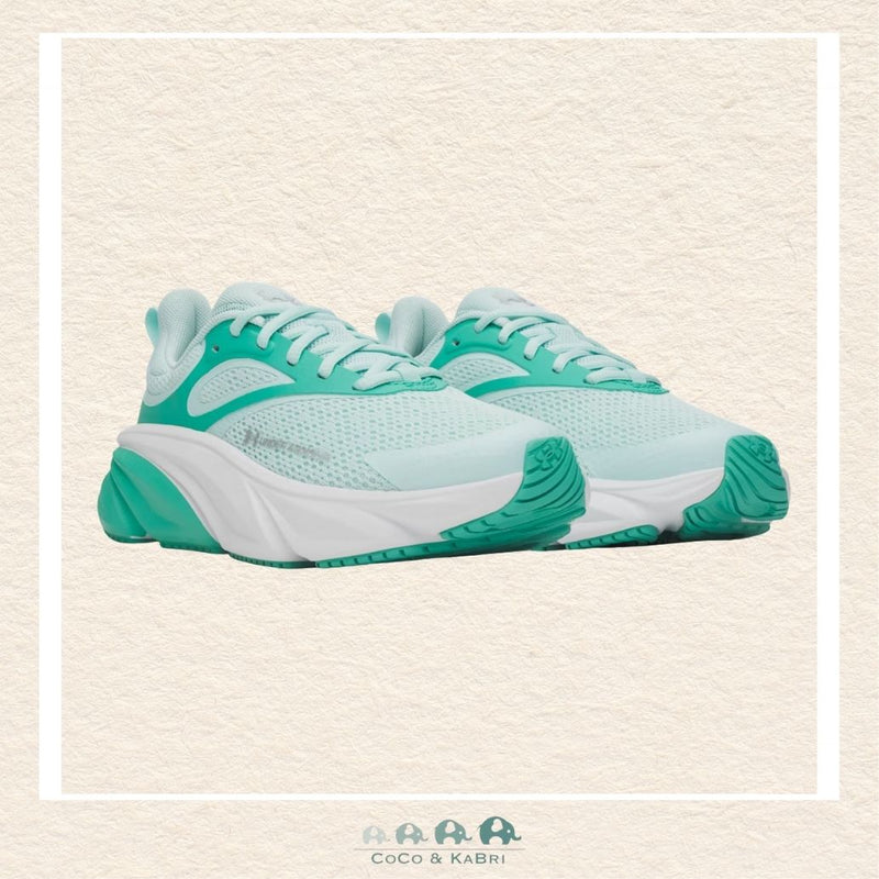 Under Armour grade school girls' Rogue running shoes in a fresh Mint colorway, featuring a lightweight engineered mesh upper and a sleek, modern athletic silhouette | Canada