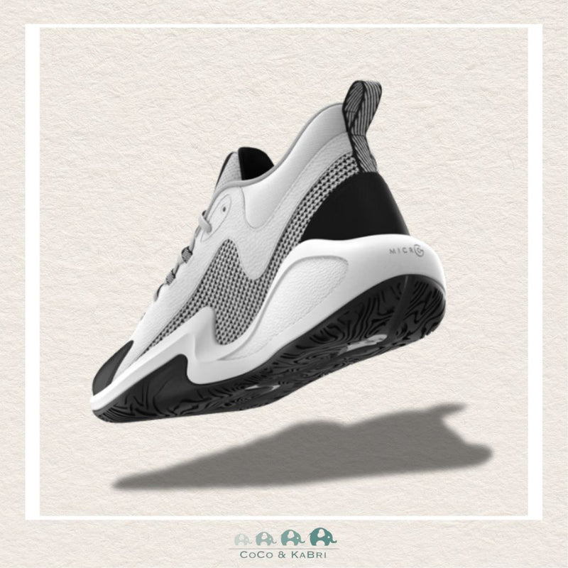 Under Armour Grade School Curry 3Z 25 Basketball Shoes - White/Black (R1), CoCo & KaBri Children's Boutique