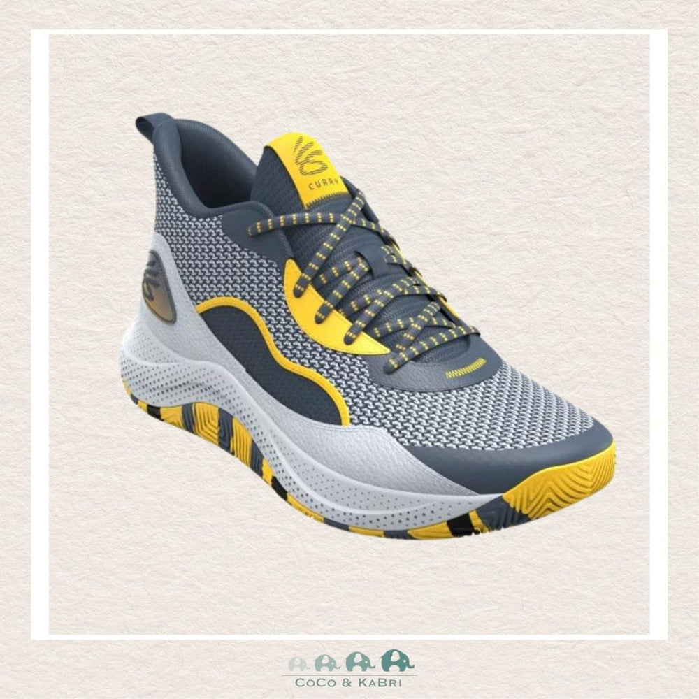Under Armour GS CURRY 3Z 24 Downpour Gray Basketball Shoes  display picture 3