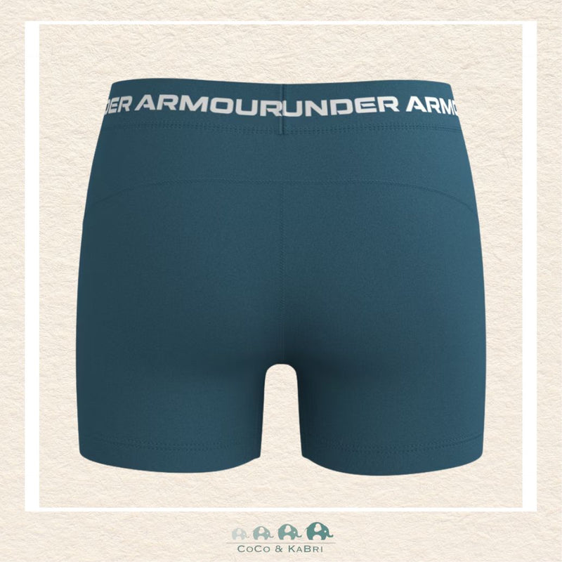 Under Armour Heat Gear Shorty Youth Girls' Shorts - Boundless Blue, CoCo & KaBri Children's Boutique