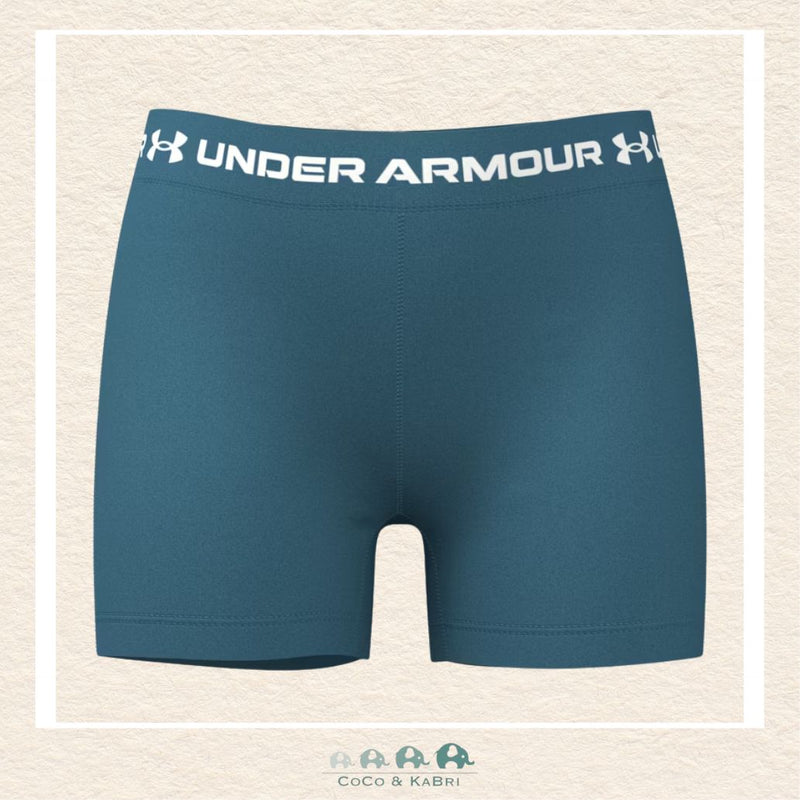 Under Armour Heat Gear Shorty Youth Girls' Shorts - Boundless Blue, CoCo & KaBri Children's Boutique