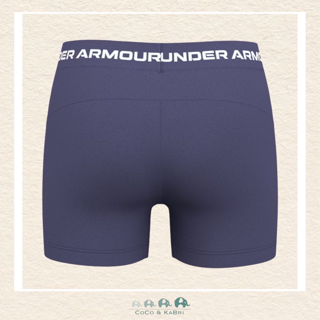Back view of the Purple Luxe Shorty showing the smooth, streamlined fit and the performance fabric designed for maximum support and a full range of motion | Canada