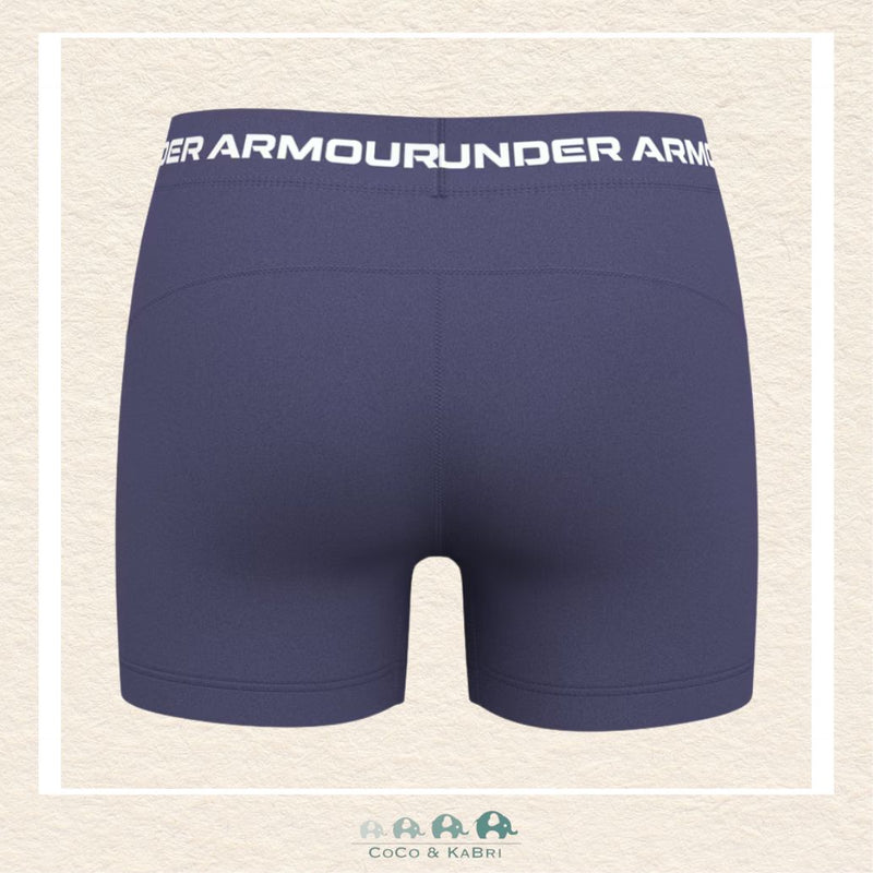 Back view of the Purple Luxe Shorty showing the smooth, streamlined fit and the performance fabric designed for maximum support and a full range of motion | Canada