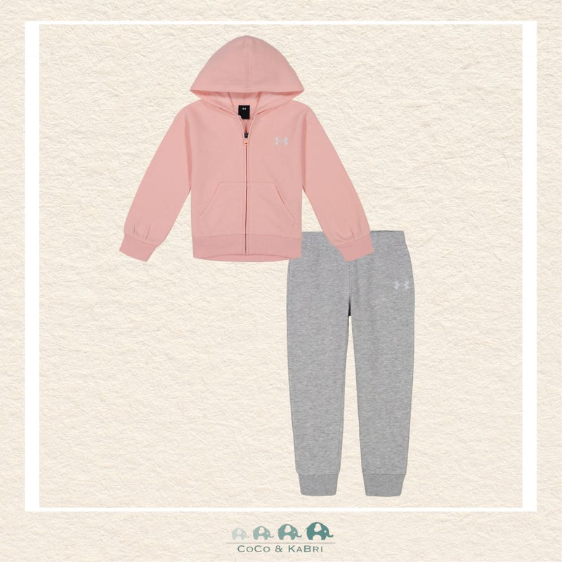 Under Armour Infant Girls Zip Up Hoodie and Gray Pants, CoCo & KaBri Children's Boutique