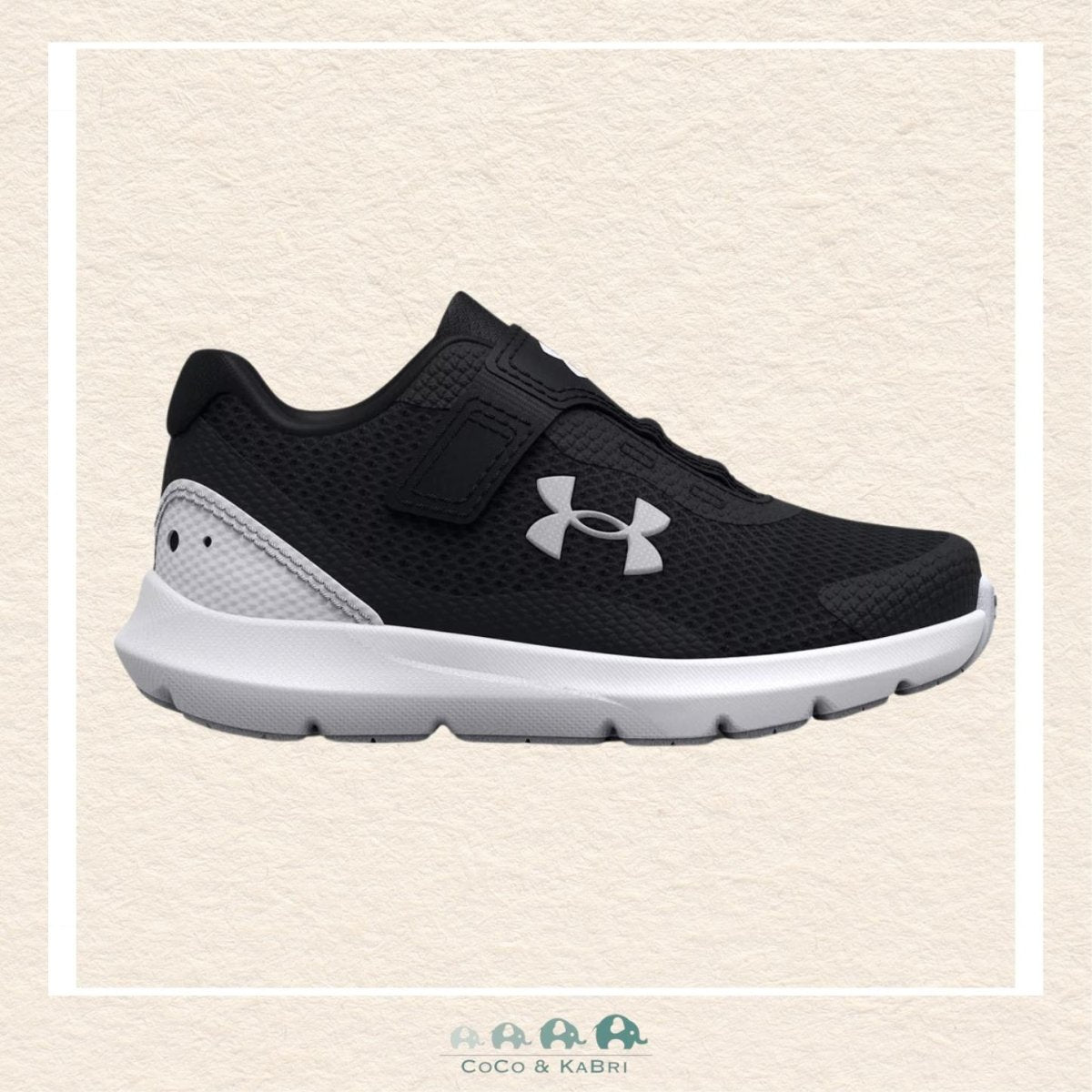 Under Armour: Infant Surge 3 AC Running Shoes - Black (R1-305), CoCo & KaBri Children's Boutique