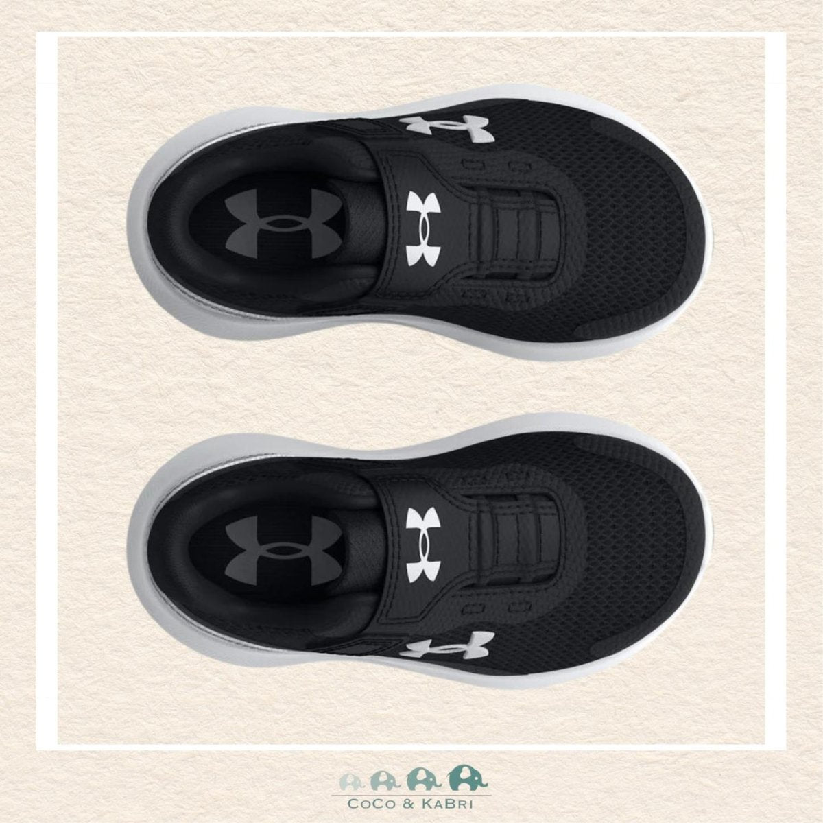 Under Armour: Infant Surge 3 AC Running Shoes - Black (R1-305), CoCo & KaBri Children's Boutique