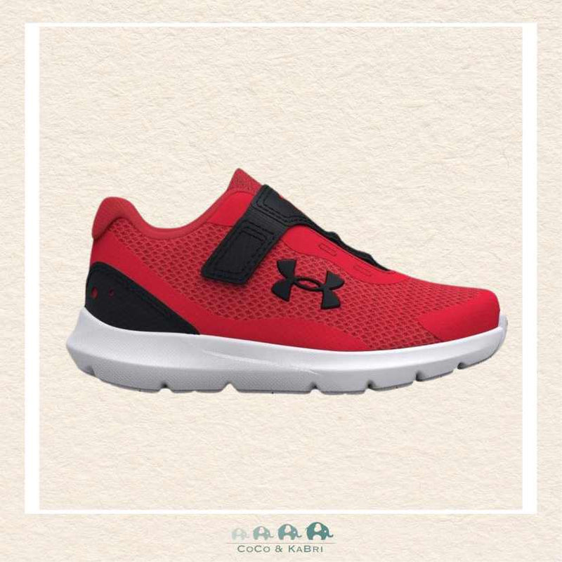 Under Armour: Infant Surge 3 AC Running Shoes - Red (R2-311), CoCo & KaBri Children's Boutique