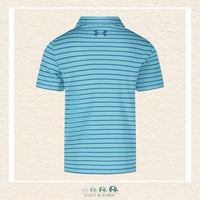 Under Armour Kids' Matchplay Stripe Polo - Fresco Blue, CoCo & KaBri Children's Boutique