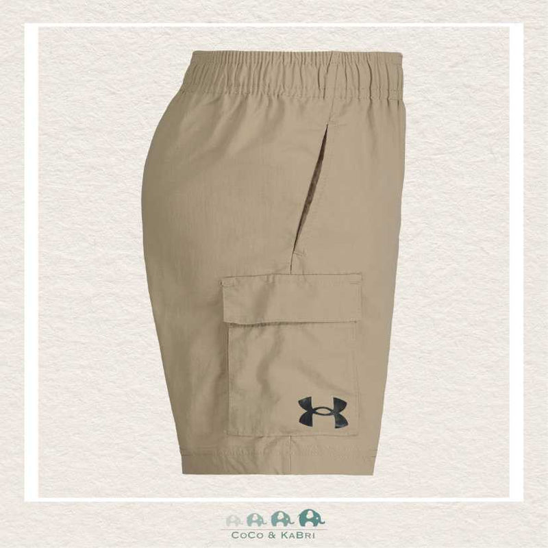 Under Armour: Kids Ripstop Cargo Shorts - City Khaki, CoCo & KaBri Children's Boutique