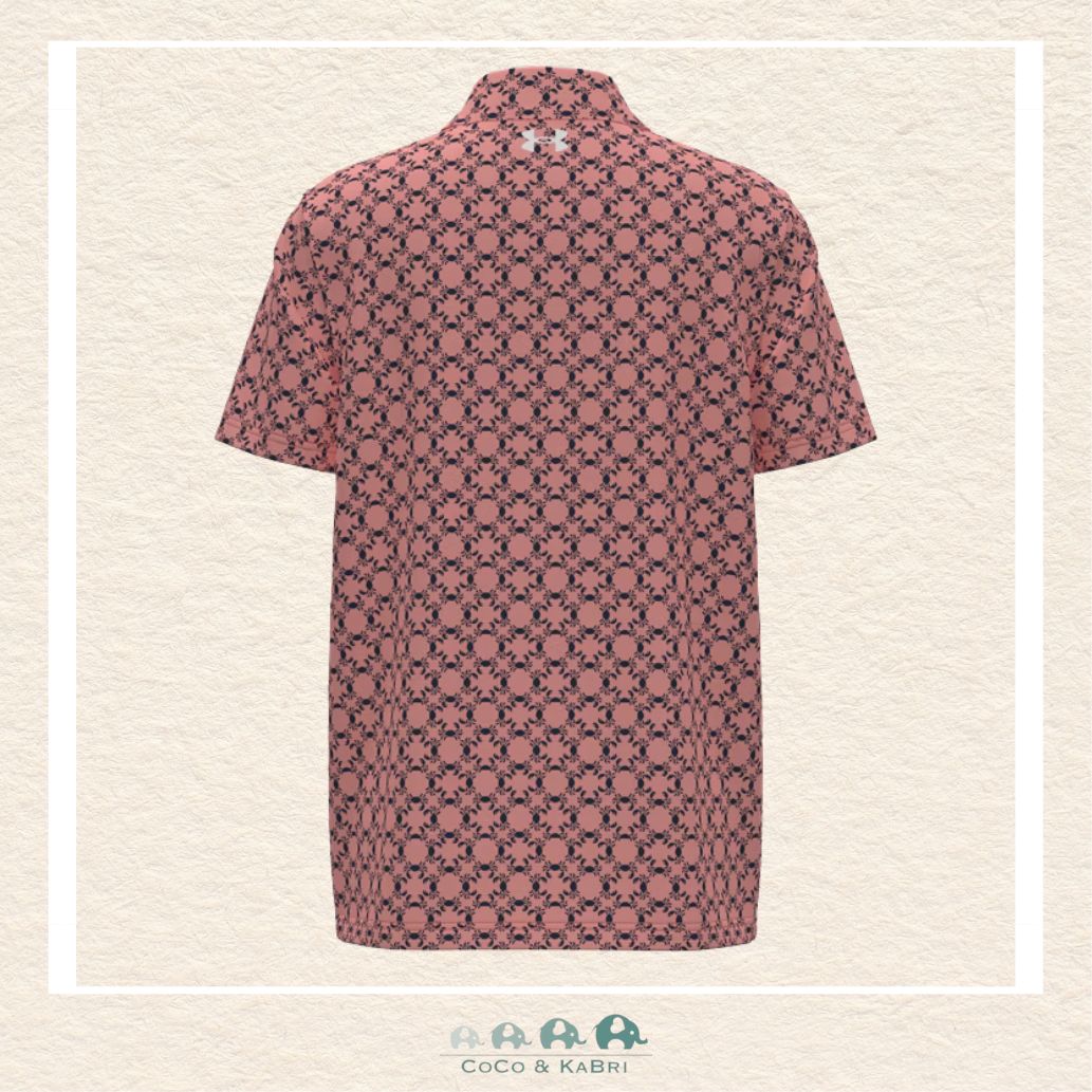 Under Armour Matchplay Printed Youth Boys' Polo - Posh Pink, CoCo & KaBri Children's Boutique