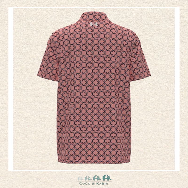 Under Armour Matchplay Printed Youth Boys' Polo - Posh Pink, CoCo & KaBri Children's Boutique
