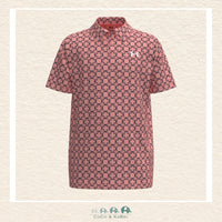Under Armour Matchplay Printed Youth Boys' Polo - Posh Pink, CoCo & KaBri Children's Boutique