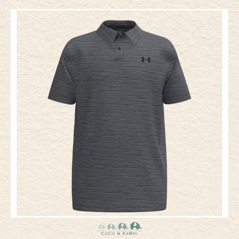 Under Armour Matchplay Youth Boys' Polo - Castlerock Gray, CoCo & KaBri Children's Boutique