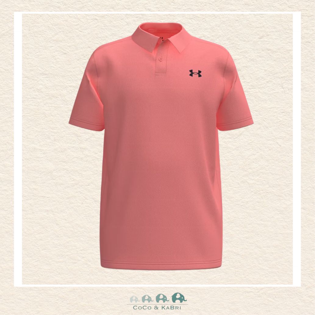 Under Armour Matchplay Youth Boys' Polo - Posh Pink, CoCo & KaBri Children's Boutique