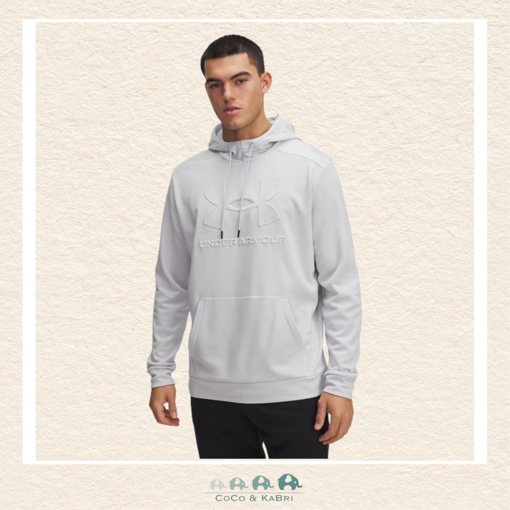 Under Armour: Men's Armour Fleece Graphic Hoodie - Halo Gray, CoCo & KaBri Children's Boutique