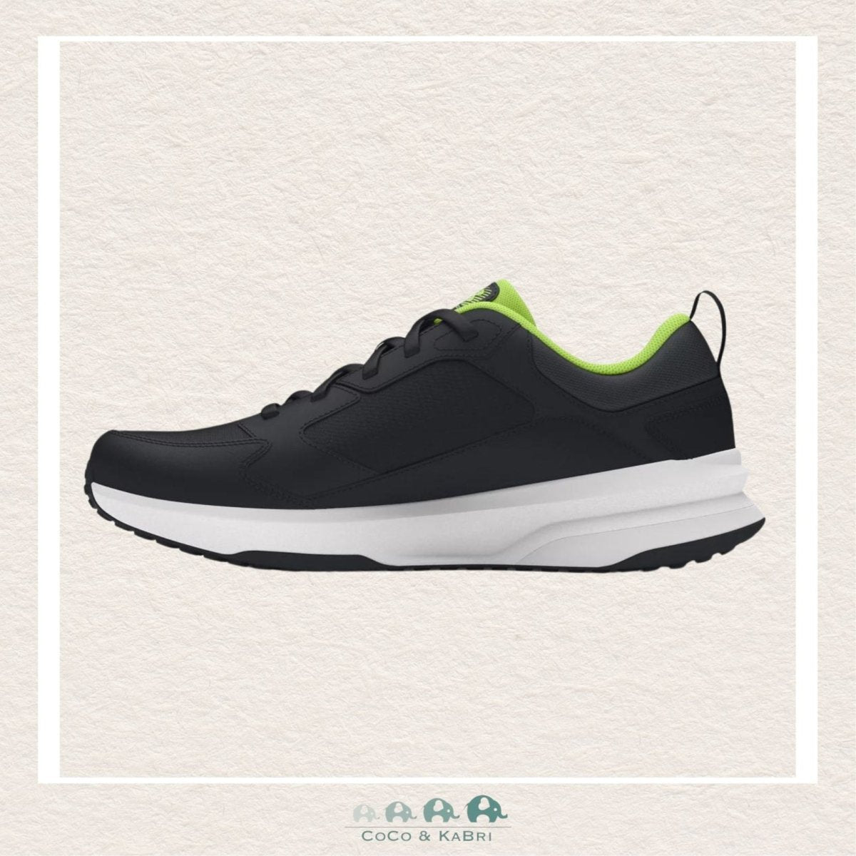 Under Armour: Men's Charged Edge Training Shoes Black/Morph Green (T2 - 90), CoCo & KaBri Children's Boutique